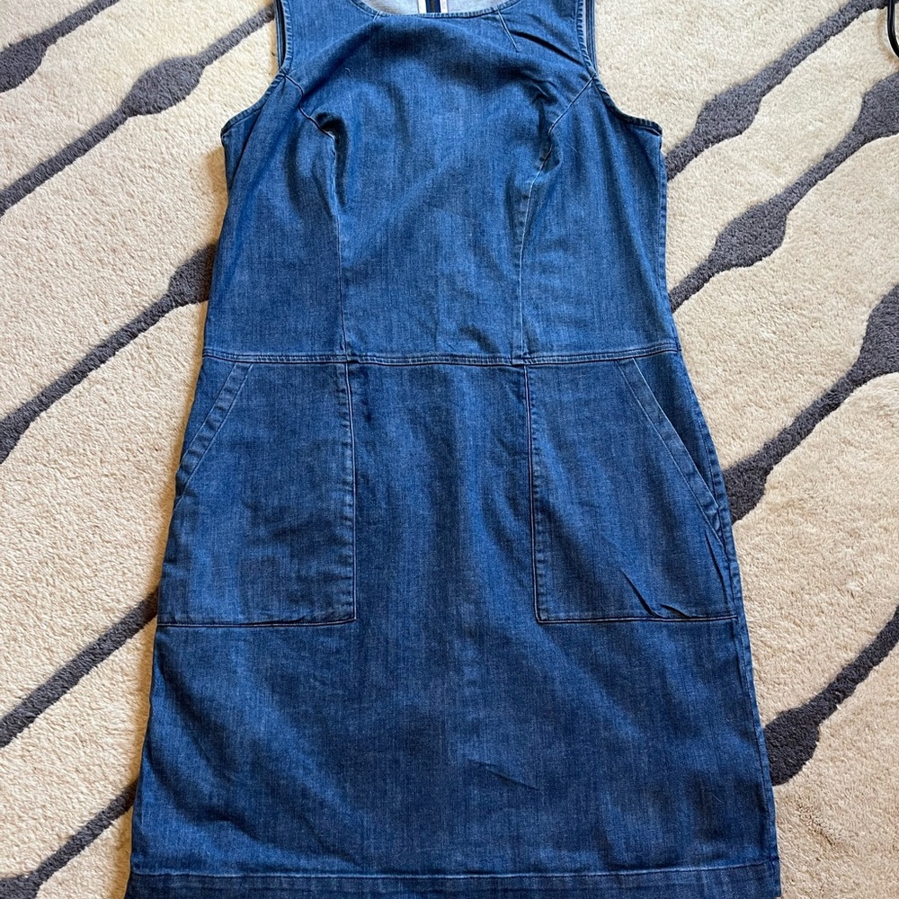 Boden Blue Midi Dress Elegant and Timeless